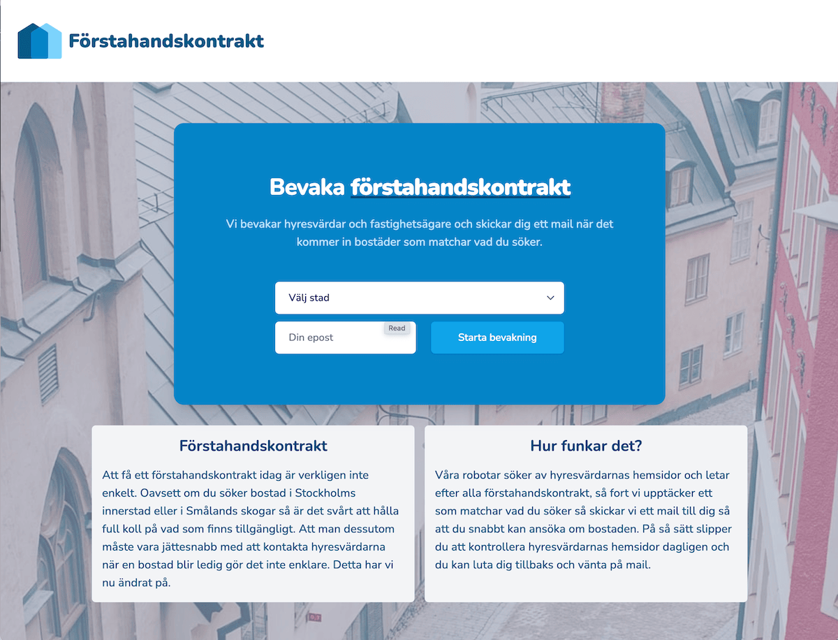 Förstahandskontrakt.se